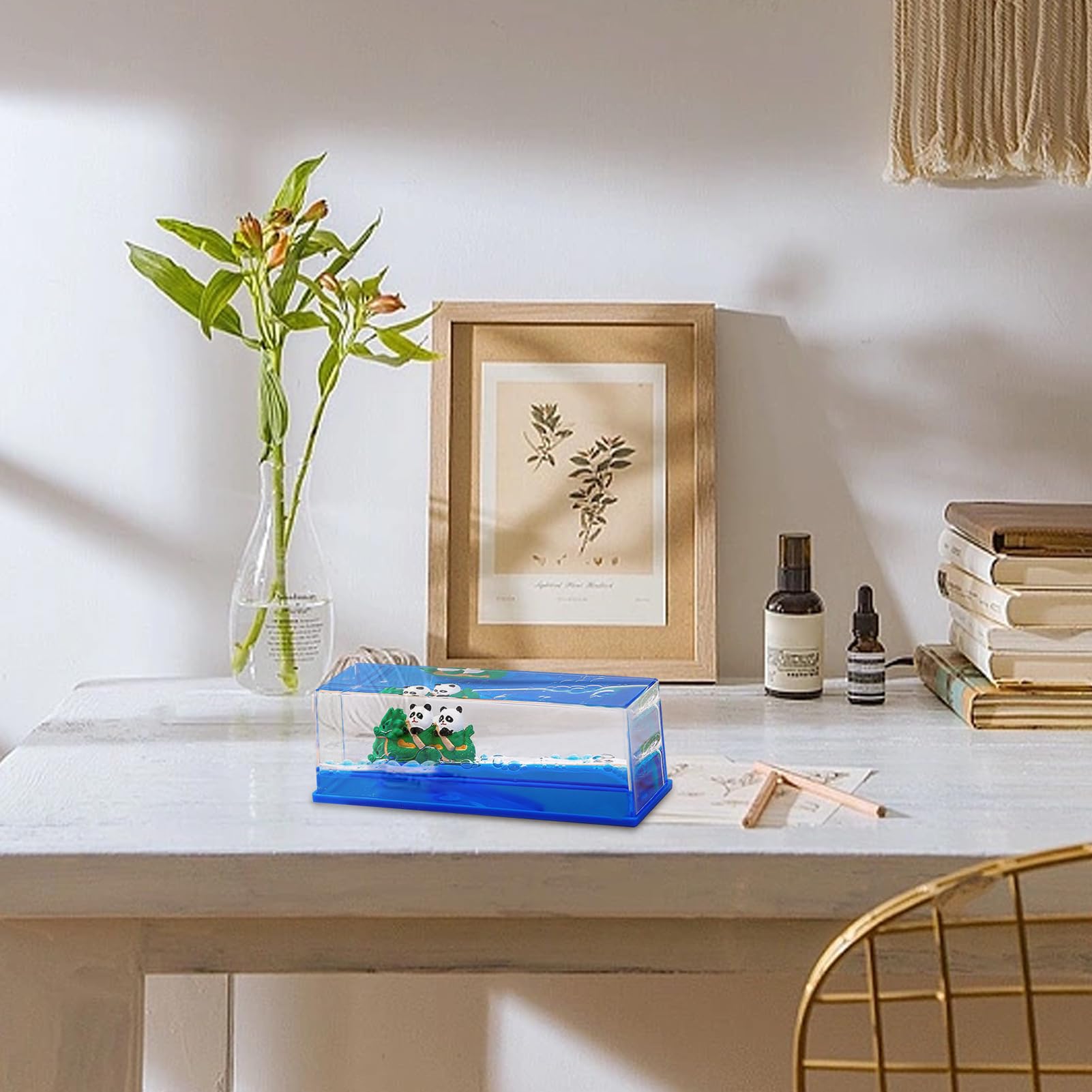 液体オブジェ Amazon.co.jp: パンダ ボトルシップ オイルタイマー 置物 オブジェ